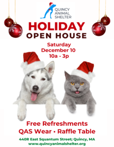 Holiday Open House @ Quincy Animal Shelter